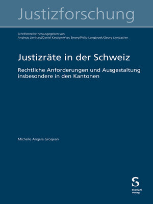 cover image of Justizräte in der Schweiz